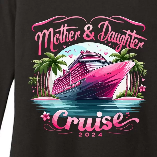 Mother And Daughter Cruise 2024 Funny Family Vacation 2024 Womens CVC Long Sleeve Shirt