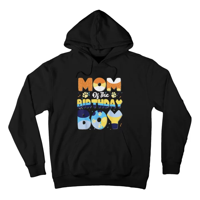 Mom And Dad Birthday Boy Dog Family Matching Hoodie