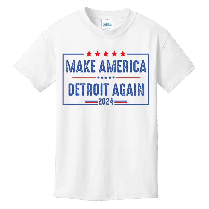 Make America Detroit Again For Election Day 2024 Kids T-Shirt