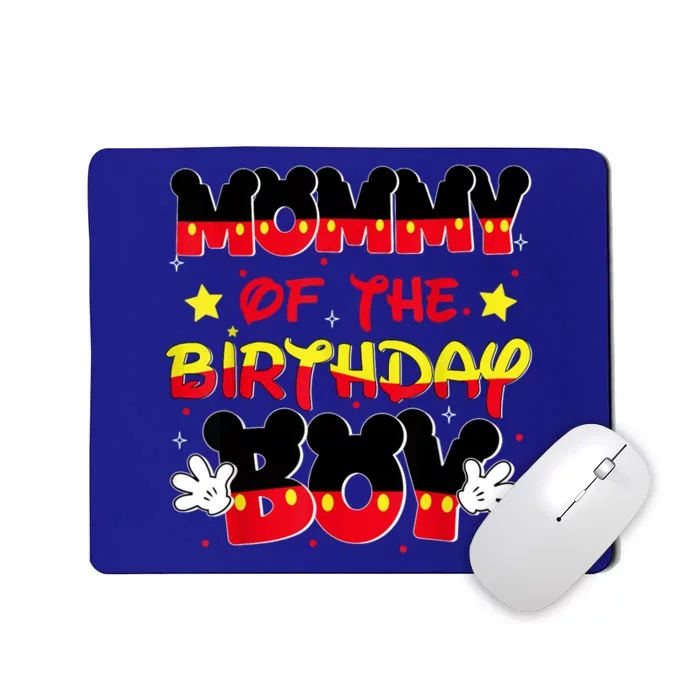 Mom And Dad Mommy Birthday Boy Mouse Family Matching Mousepad