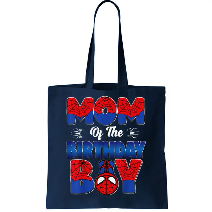 Mom And Dad Birthday Boy Spider Family Matching Tote Bag