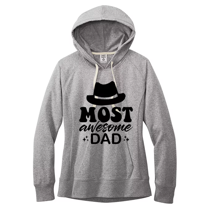 Most Awesome Dad Women's Fleece Hoodie