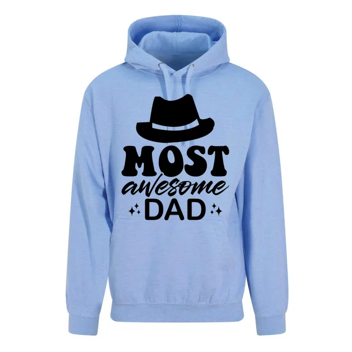 Most Awesome Dad Unisex Surf Hoodie