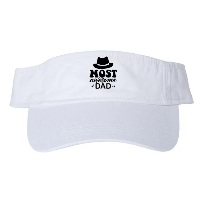 Most Awesome Dad Valucap Bio-Washed Visor