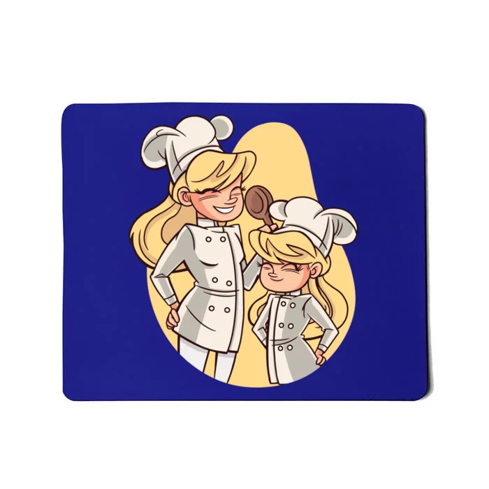 Mom And Daughter Chefs Gift Mousepad