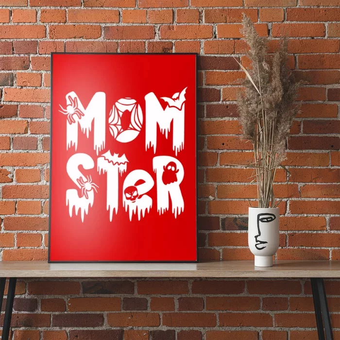 Momster And Dadcula Halloween Mom And Dad Poster