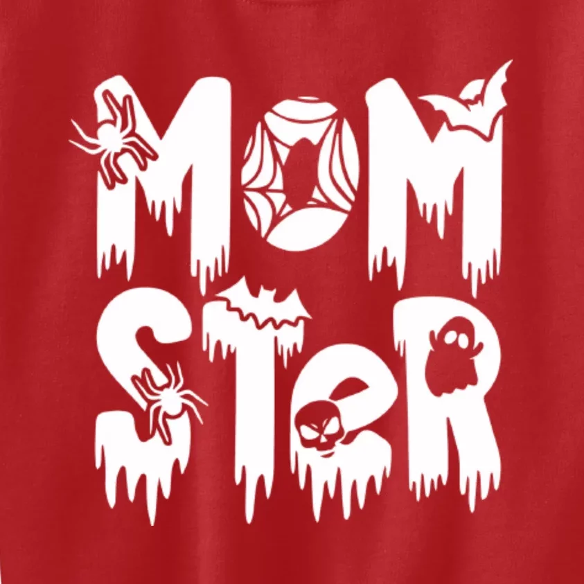 Momster And Dadcula Halloween Mom And Dad Kids Sweatshirt