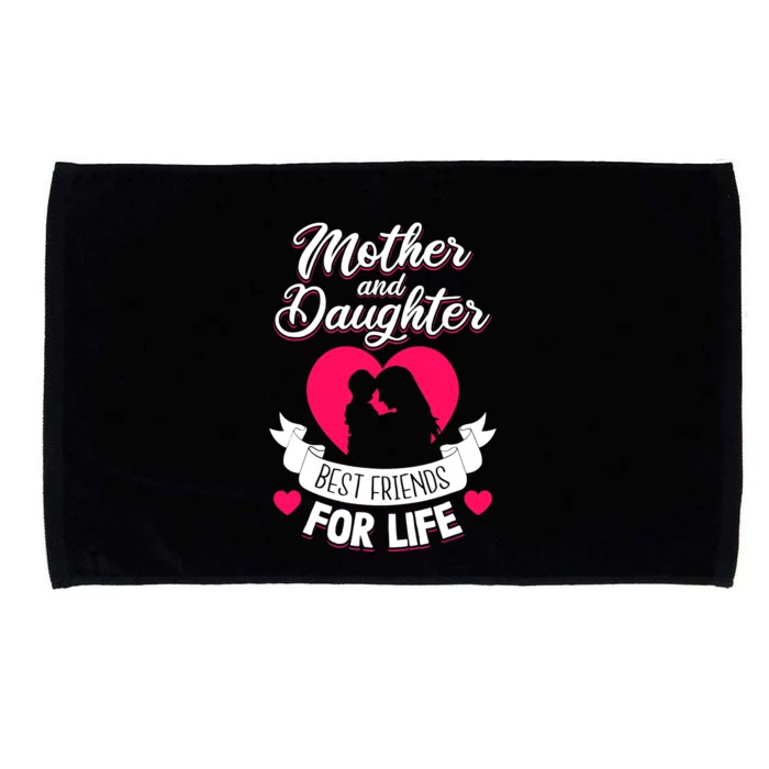 Mother and Daughter Best Friends for Life Mothers Day Mom Microfiber Hand Towel