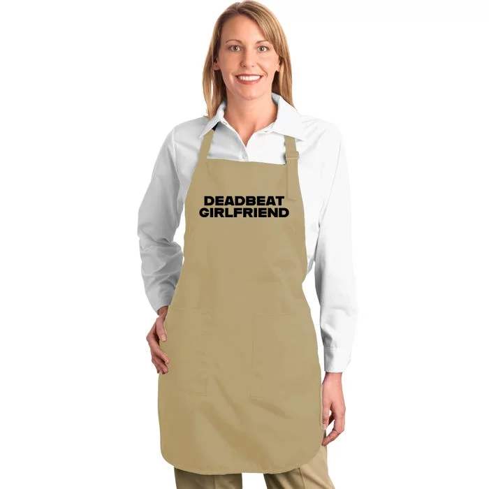 Madeline Argy Deadbeat Girlfriend Full-Length Apron With Pocket