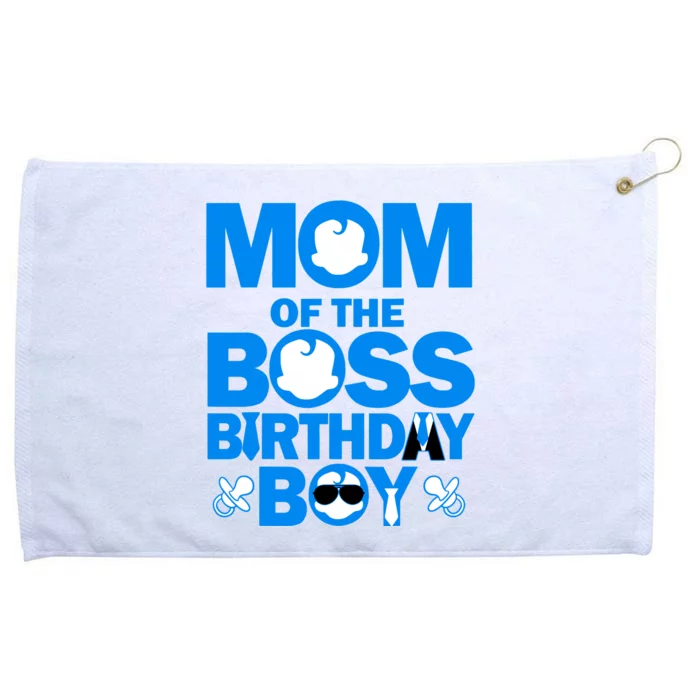 Mom And Dad Of The Boss Birthday Boy Baby Family Party Decor Grommeted Golf Towel