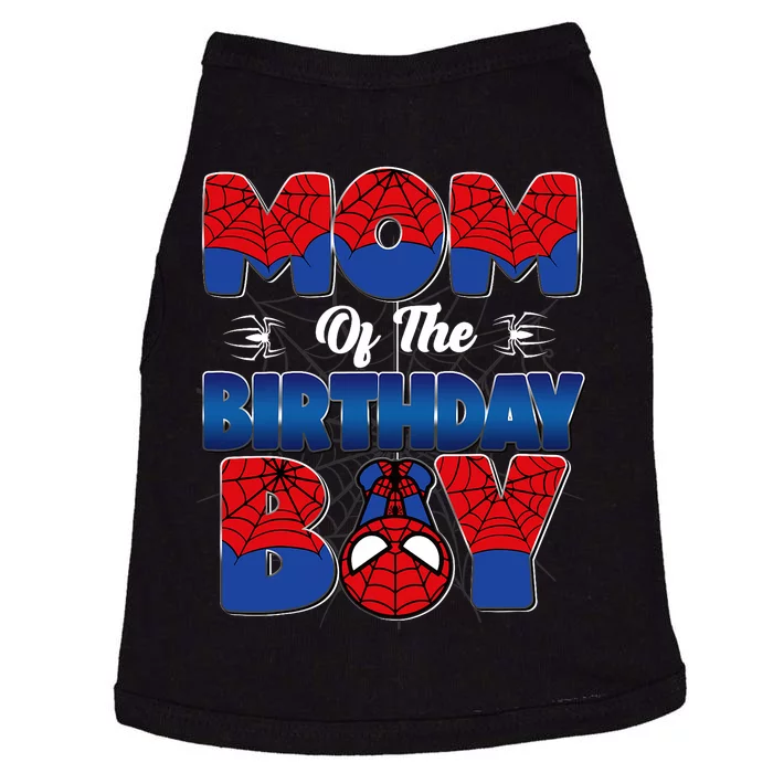 Mom And Dad Birthday Boy Spider Family Matching Doggie Tank