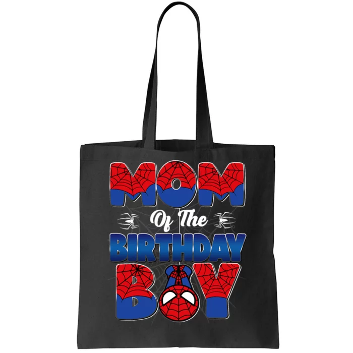 Mom And Dad Birthday Boy Spider Family Matching Tote Bag