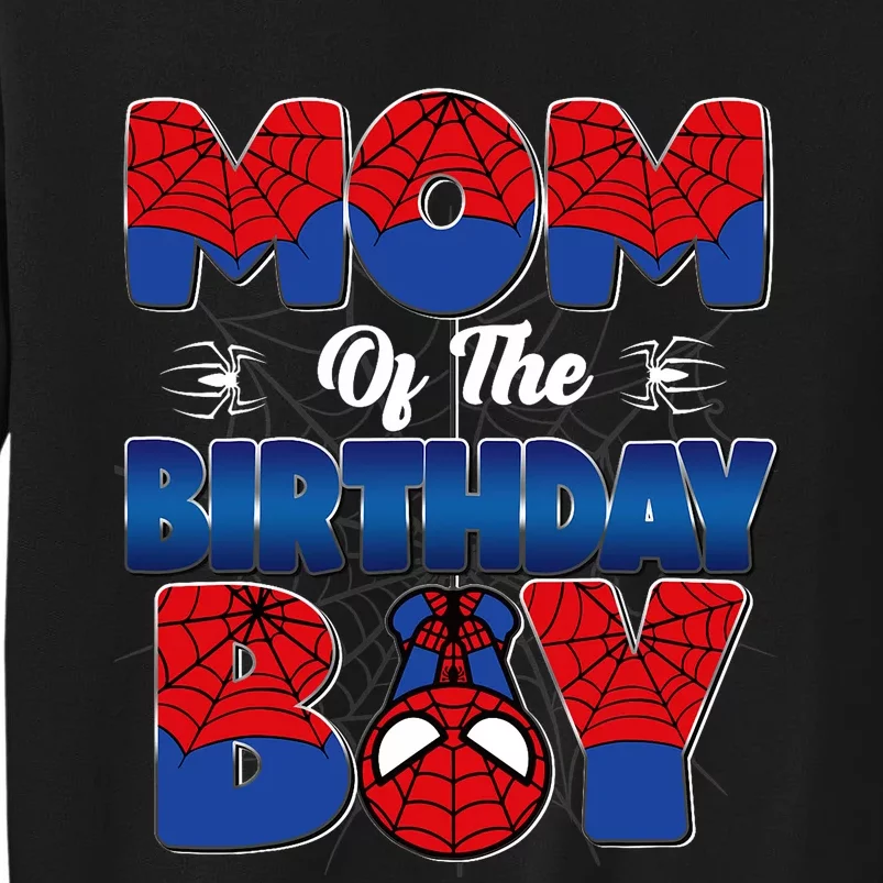 Mom And Dad Birthday Boy Spider Family Matching Tall Sweatshirt