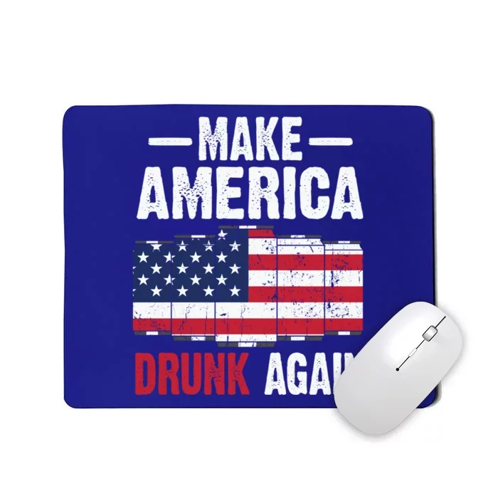 Make America Drunk Again Beer Usa Flag Meaningful Gift Mousepad