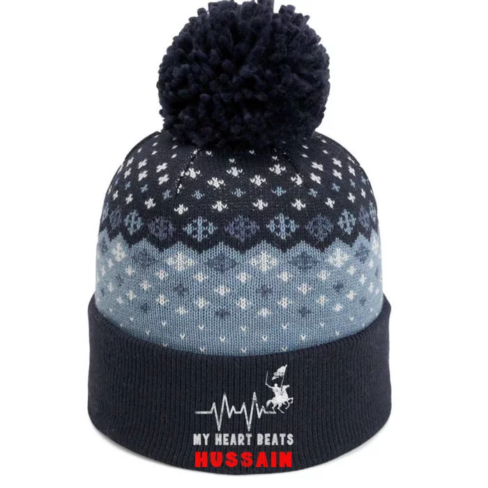 Muharram Ashura Day Karbala Ya Hussain Heartbeat The Baniff Cuffed Pom Beanie