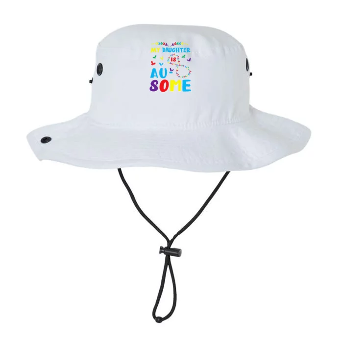 My Autistic Daughter Is Awesome Autism Awareness Proud Mom Legacy Cool Fit Booney Bucket Hat