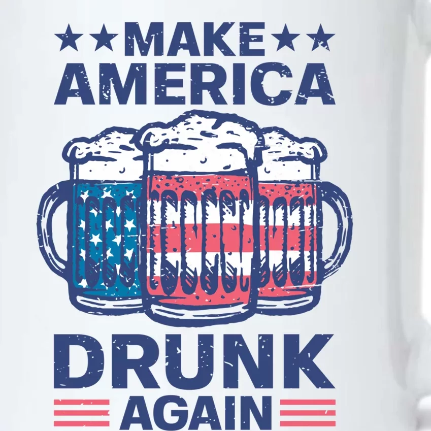 Make America Drunk Again 4th Of July Independence Day Beer Gift Black Color Changing Mug