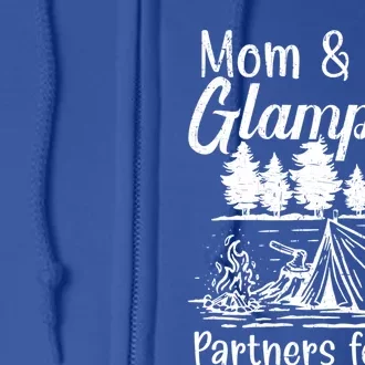 Mom And Dad Glamping Partners For Life Glamper Great Gift Full Zip Hoodie