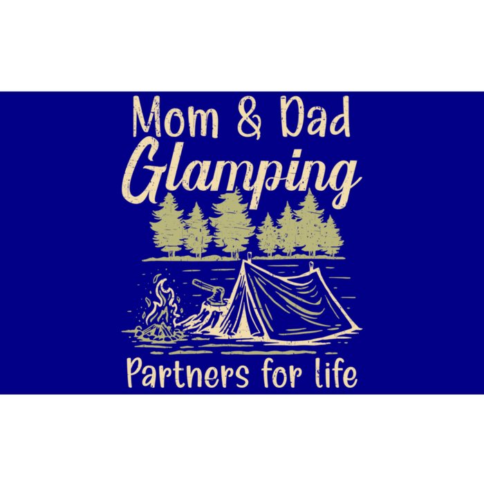 Mom And Dad Glamping Partners For Life Glamper Cute Gift Bumper Sticker