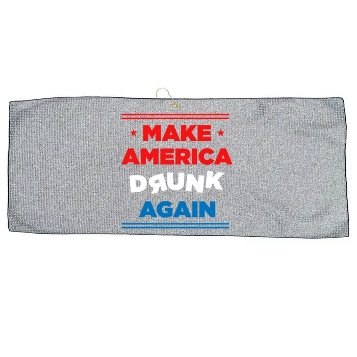 Make America Drunk Again Er Alcohol Alcoholic Gift Large Microfiber Waffle Golf Towel