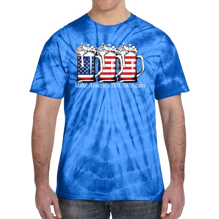 Make America Drunk Again Ing Tops Wives Gift Tie-Dye T-Shirt