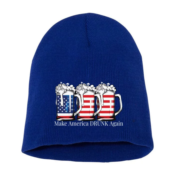 Make America Drunk Again Ing Tops Wives Gift Short Acrylic Beanie