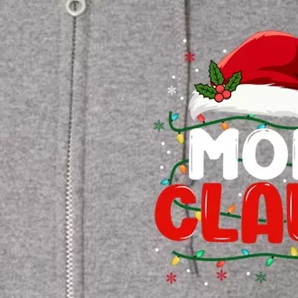 Mom And Dad Claus Christmas Xmas Santa Women Family Matching Full Zip Hoodie