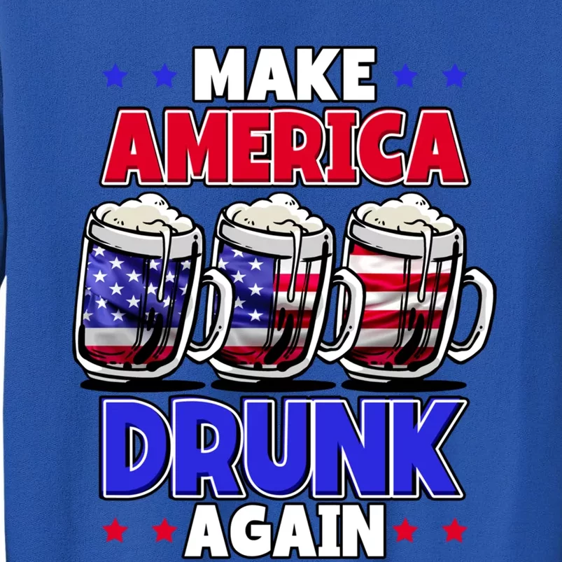 Make America Drunk Again Funny 4th Of July Cute Gift Sweatshirt