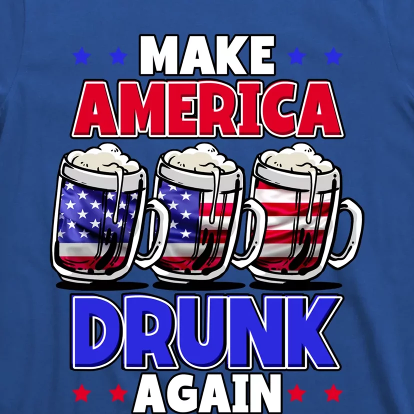 Make America Drunk Again Funny 4th Of July Cute Gift T-Shirt