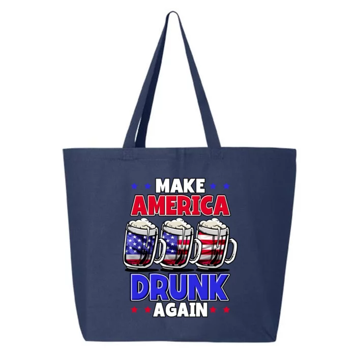 Make America Drunk Again Funny 4th Of July Cute Gift 25L Jumbo Tote