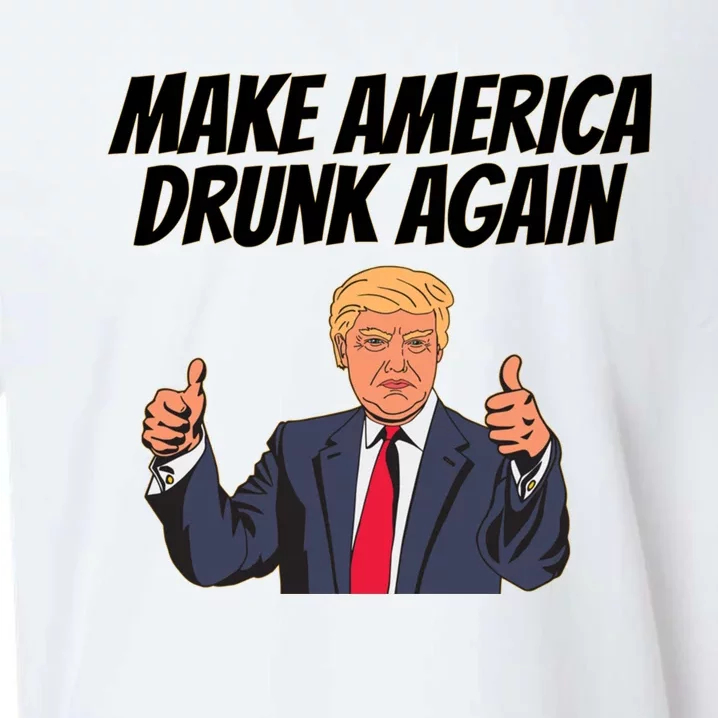 Make America Drunk Again Funny Trump Design Ing Gift Sueded Cloud Jersey T-Shirt