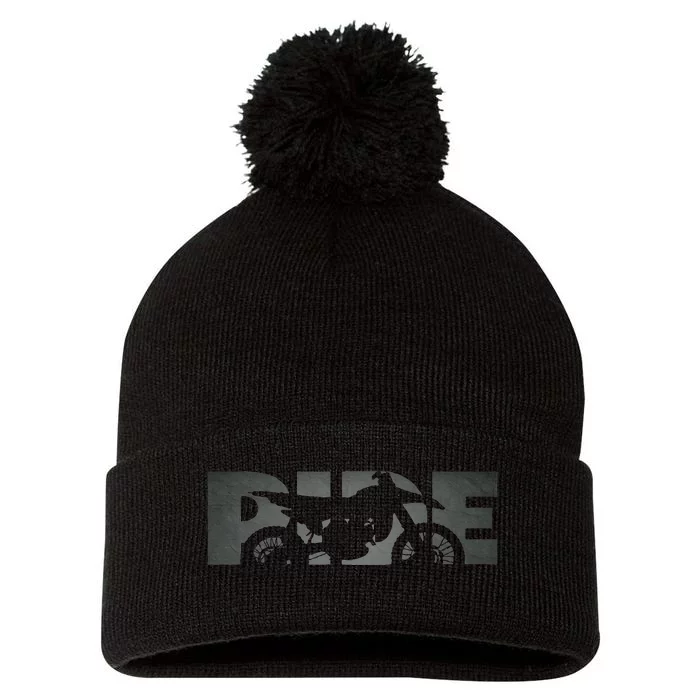 Motocross Apparel Dirt Bike Motocross Pom Pom 12in Knit Beanie