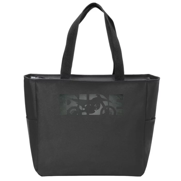 Motocross Apparel Dirt Bike Motocross Zip Tote Bag