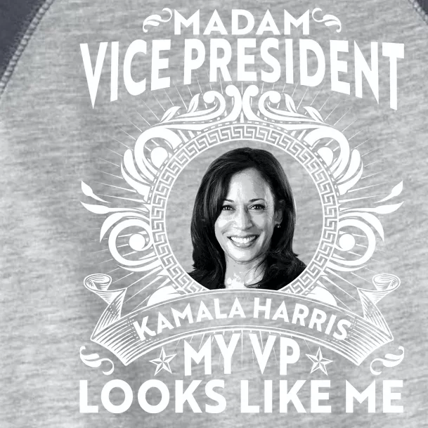 Madam Vice President Kamala Harris My VP Looks Like Me Toddler Fine Jersey T-Shirt