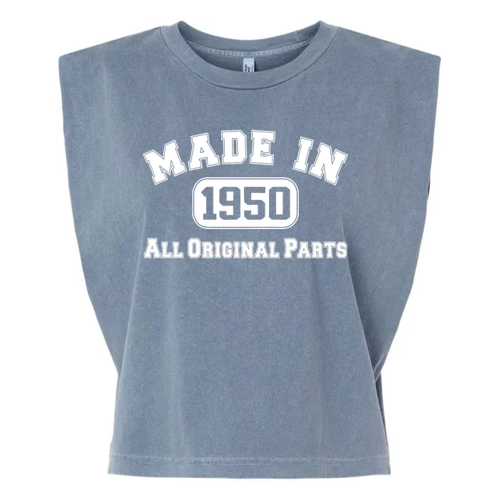 Made In 1950 All Original Parts Garment-Dyed Women's Muscle Tee