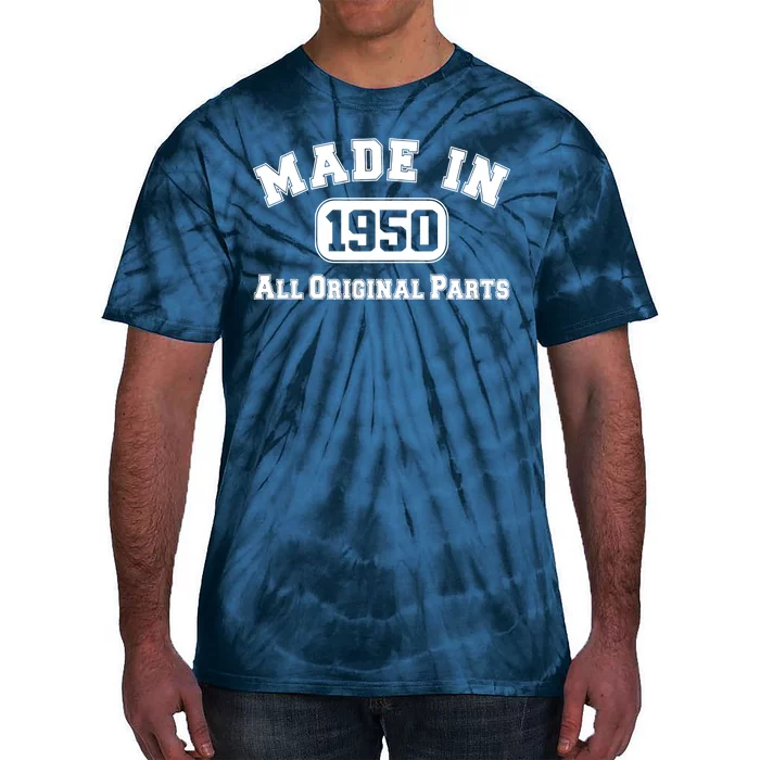 Made In 1950 All Original Parts Tie-Dye T-Shirt