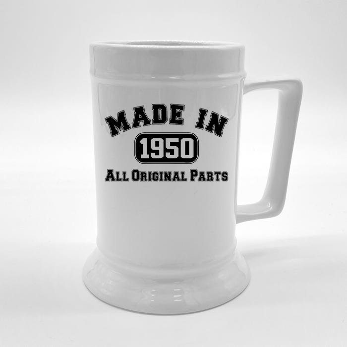 Made In 1950 All Original Parts Front & Back Beer Stein