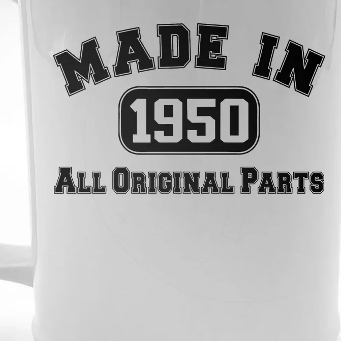 Made In 1950 All Original Parts Front & Back Beer Stein