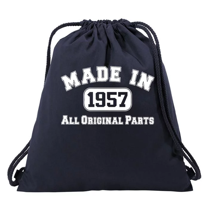 Made In 1957 All Original Parts Drawstring Bag