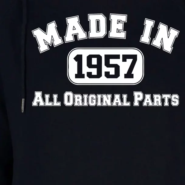 Made In 1957 All Original Parts Womens Funnel Neck Pullover Hood