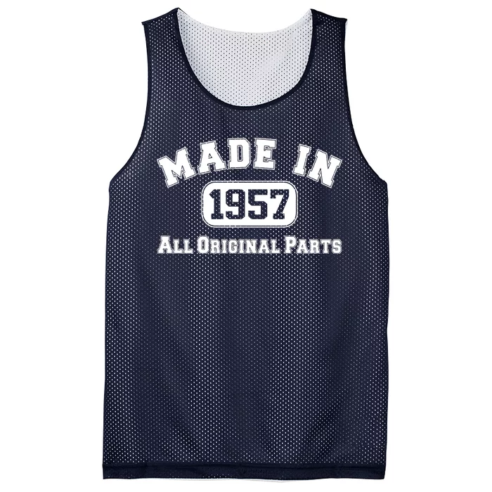 Made In 1957 All Original Parts Mesh Reversible Basketball Jersey Tank