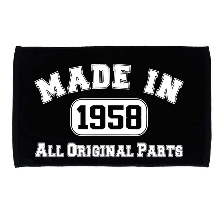 Made In 1958 All Original Parts Microfiber Hand Towel