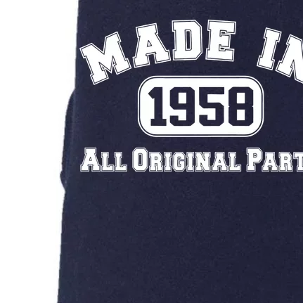 Made In 1958 All Original Parts Doggie 3-End Fleece Hoodie