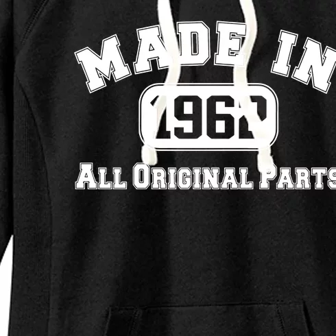 Made In 1962 All Original Parts Women's Fleece Hoodie