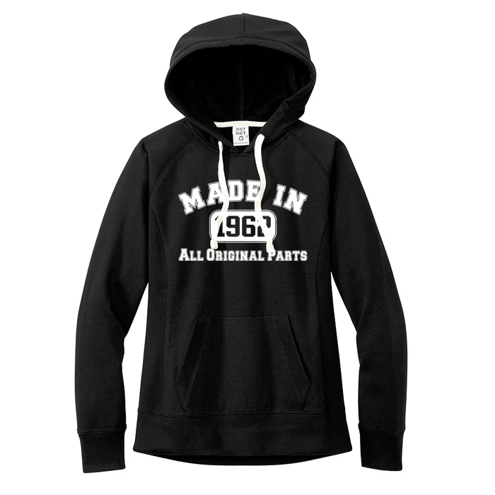 Made In 1962 All Original Parts Women's Fleece Hoodie