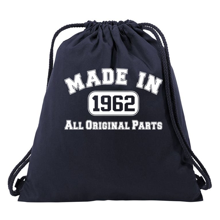 Made In 1962 All Original Parts Drawstring Bag