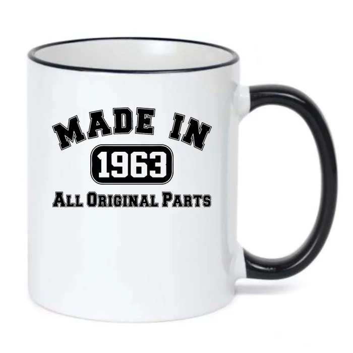 Made In 1963 All Original Parts Black Color Changing Mug