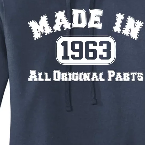 Made In 1963 All Original Parts Women's Pullover Hoodie