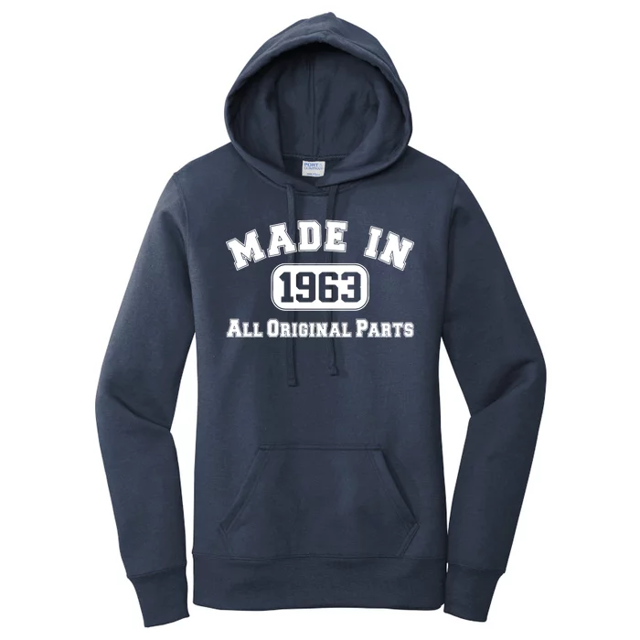 Made In 1963 All Original Parts Women's Pullover Hoodie