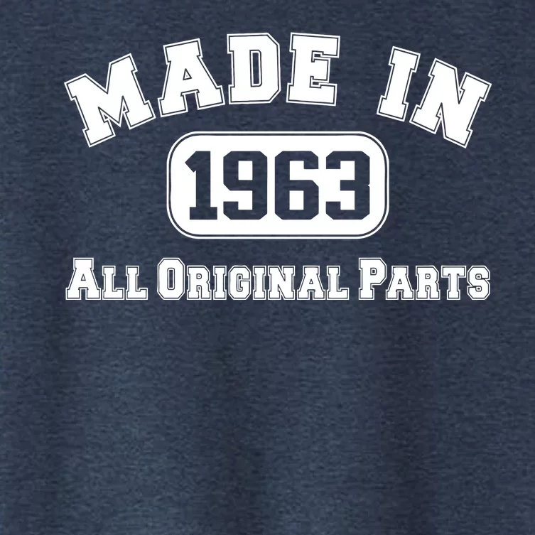 Made In 1963 All Original Parts Women's Crop Top Tee